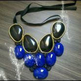 Maxi Colar Blue